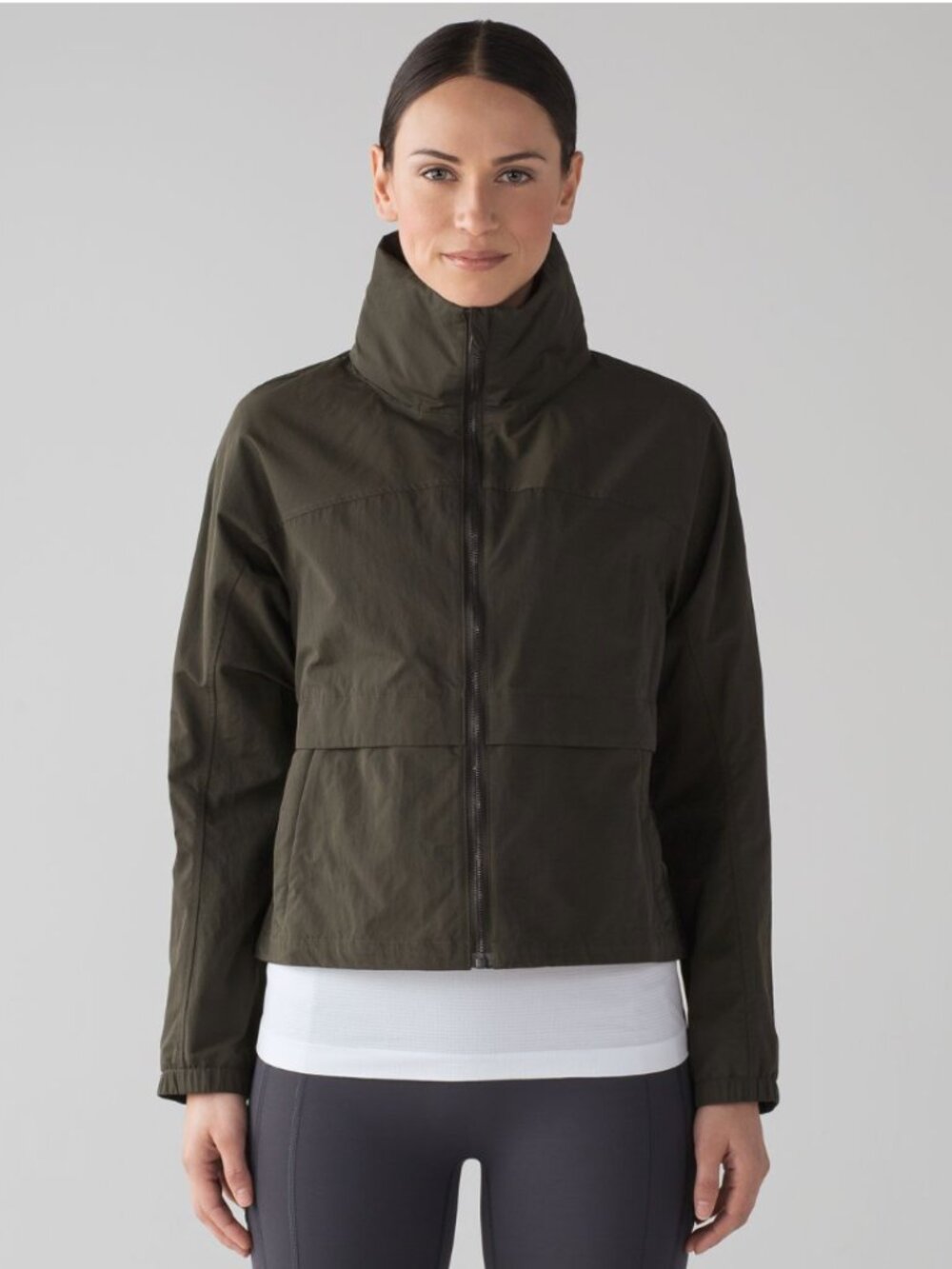 Lululemon Always Effortless Jacket in Dark Olive Medium Olive Size 6